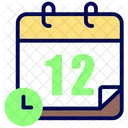 Calendario 12  Icono