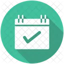 Calendario Marca De Verificacion Fecha Icono