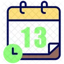 Calendario 13  Icono