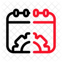 Calendario Configuracao Programacao Ícone
