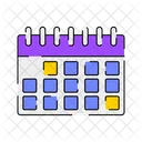 Calendario Horario Fecha Icon