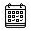 Calendario Horario Nuevos Comienzos Icon