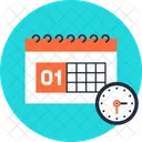 Calendario Relogio Data Icon