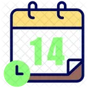 Calendario 14  Icono