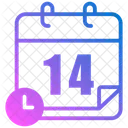 Horario Calendario Reloj Icono
