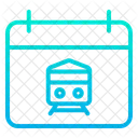 Horario Do Trem Data Do Trem Planejamento Do Trem Ícone