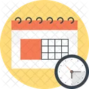 Calendario Reloj Fecha Icon