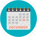 Calendario Data Natal Ícone