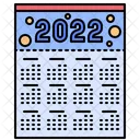 Calendario 2022  Icono