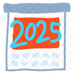 Calendario 2025  Icono