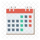 Calendario Fecha Hora Icono