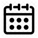 Utilitario Calendario Data Ícone