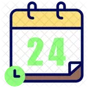 Calendario 24  Icono