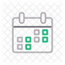 Calendario Fecha Horario Icono