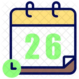 Calendario 26  Icono