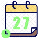 Calendario 27  Icono