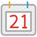 Calendario Plazo Tiempo Icon