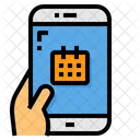 Calendario Fecha Telefono Inteligente Icono