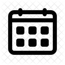Calendario Data Gerenciar Ícone