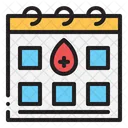 Calendar Day World Blood Donor Day Icon