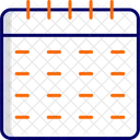 Calendario Entrega Logistica Ícone