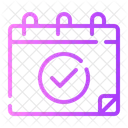 Calendario Agenda Evento Ícone