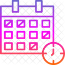 Calendario Reloj Gestion Del Tiempo Icon