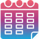 Calendario Entrega Logistica Ícone