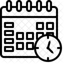 Calendario Data Programacao Ícone