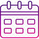 Calendario Fecha Evento Icono