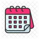 Calendario Horario Fecha Icono