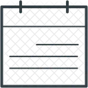 Calendário  Ícone