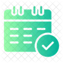Calendario Hora Horario Ícone