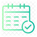 Calendario Hora Horario Ícone