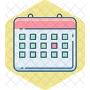 Calendario Fecha Dia Icono