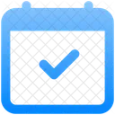 Calendario Verificar Fecha Icono