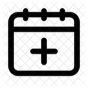 Adicionar Calendario Data Agendar Ícone