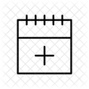 Calendario Adicionar Inserir Ícone