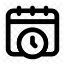 Calendario Programacao Data Hora Ícone