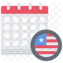 Calendario americano  Icono