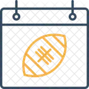 Calendario De Bola Bola Basquete Ícone
