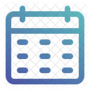 Calendário, evento de calendário, hora e data, prazo final, evento, programação, data, hora  Ícone