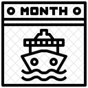 Calendário de cruzeiros  Ícone