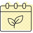 Calendario De Agricultura Organica Organico Agricultura Icon