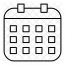 Data Do Calendario Programacao Data Icon