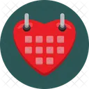 Calendario De Amor Calendario De Corazon San Valentin Icon