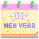 Calendario de año nuevo  Icon