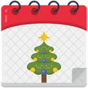 Calendario de año nuevo  Icon