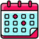 Calendario Horario Fecha Icono