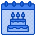 Calendario de cumpleaños  Icono